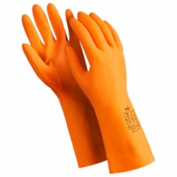 Перчатки латексные MANIPULA Specialist Цетра, КЩС-1, размер 9-9,5, L (большой), оранжевые, L-F-04/CG-947 - фото 16568913