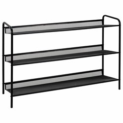 Полка для обуви "Женева-33", 865х270х600 мм, 3 полки, металл, чёрная, ПДО Ж33 Ч - фото 16568935