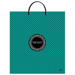 Пакет с пластиковой ручкой ПВД, 44х40 см, "Тифани", 100 мкм, н00255854 - фото 16568983