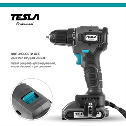 Аккумуляторная дрель Tesla TCD14BL - фото 16571817