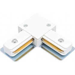 L-образный коннектор для однофазного шинопровода ЭРА TR1PALСWH - фото 16574512