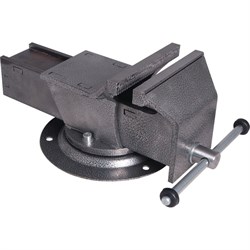 Слесарные поворотные тиски КАЛИБР ТПСН-150ИС (150мм, стальные) - фото 16577290