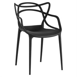 Обеденный стул для кухни Стул Груп masters, пластик черный - фото 16581976