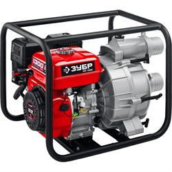 Бензиновая мотопомпа для грязной воды ЗУБР МПГ-1300 - фото 16581995