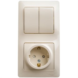 Комбинированный блок Systeme Electric GLOSSA - фото 16583070