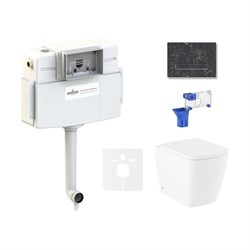 Приставной унитаз Lavinia Boho Aveo Rimless - фото 16586520