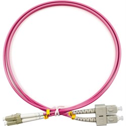 Оптический шнур Cabeus FOP-50-OM4-LC-SC-1,5m - фото 16586592