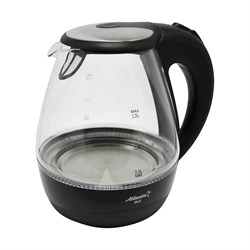 Стеклянный электрический чайник Atlanta ATH-2460 black - фото 16588175