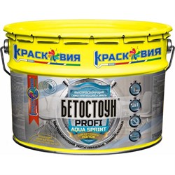 Быстросохнущая грунт-эмаль Красковия Бетостоун PROFI «AQUA SPRINT» - фото 16588334