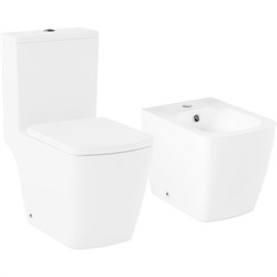 Напольный безободковый унитаз Lavinia Boho Aveo Compacto Rimless - фото 16589073