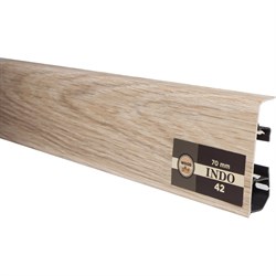 Плинтус ARBITON Indo 42 Дуб Песочный, 2500x70x26 мм - фото 16589382