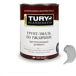 Грунт-эмаль по ржавчине TURY МС-102 - фото 16589427