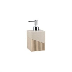 Дозатор для жидкого мыла PERFECTO LINEA Element бежевый - фото 16590028