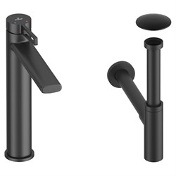 Высокий смеситель для накладной раковины Wellsee ONCE! and forever - фото 16590730