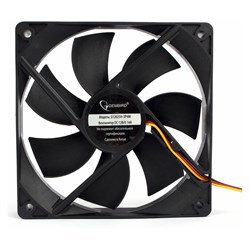 Тихий вентилятор Gembird S12025H-3P4M - фото 16590886