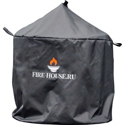 Чехол для костровой чаши FIRE-HOUSE черный, с крышкой, диаметр 800 мм - фото 16592186