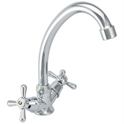 Латунный двуручный ванно-душевой смеситель для мойки ISTOK 0402.774 - фото 16592320