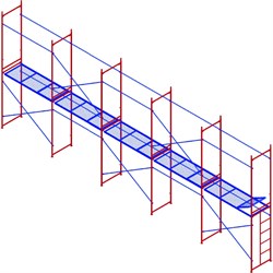 Комплект рамных лесов МЕГА 774 - фото 16593929