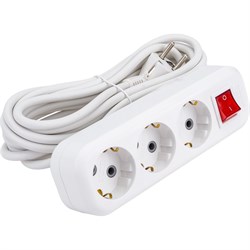 Трехместный сетевой удлинитель LUX У3-ЕВК-05 - фото 16596257