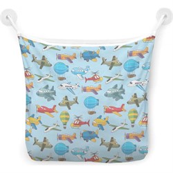 Настенная сетка-органайзер для ванной для игрушек JoyArty Воздушный транспорт - фото 16597664