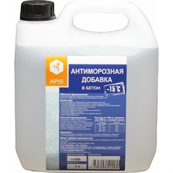 Антиморозная добавка в бетон APIS 4665296513199 - фото 16600527