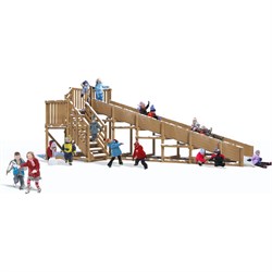 Заливная детская горка MoyDvor Swan-2 - фото 16601476