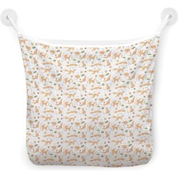 Настенная сетка-органайзер для ванной для игрушек JoyArty Рыжая лисичка - фото 16604654