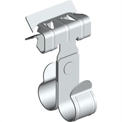 Балочный зажим УМС 8-14 мм под трубу, двойной, 25 мм - фото 16605940