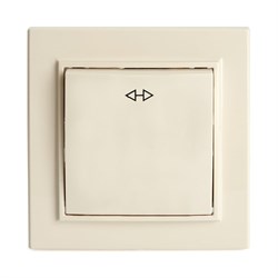 Перекрестный одноклавишный переключатель Stekker psw10-9009-02 - фото 16606930