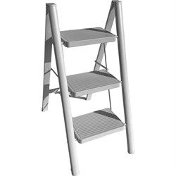 Стальная стремянка АЛЮБЭСТ Lux - фото 16609450