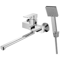 Универсальный одноручный смеситель для ванны Decoroom DR20043 - фото 16610327