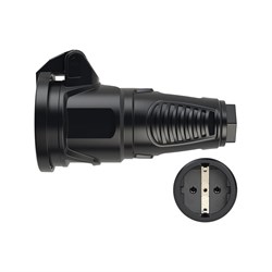 Кабельная розетка PCE 2522-ss - фото 16610861