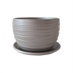 Керамический горшок Вещицы рельеф - фото 16613927