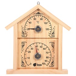 Термометр для бани и сауны Банные Штучки Банная станция Домик - фото 16615614