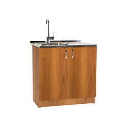 Тумба SANTREK 80*50 цвет ольха (2 дверцы) (ЛДСП) - фото 16615638