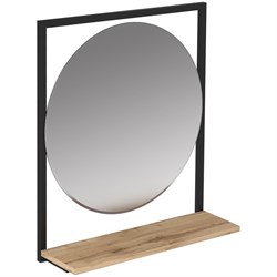 Зеркало 1Marka GRUNGE LOFT круглое 60П - фото 16618172