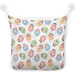 Настенная сетка-органайзер для ванной для игрушек JoyArty Детский бассейн - фото 16620884