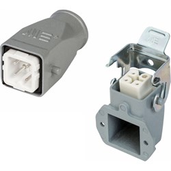 Прямоугольный промышленный разъем Mete Enerji H4A-BM-FF - фото 16621531