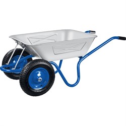 Усиленная строительная двухколесная тачка ЗУБР ПТ-350 - фото 16623111