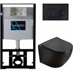 Сет инсталляция Azario Grado AZ-8010-1000+AZ-8200-0013+AZ-0046-MB SP - фото 16623511