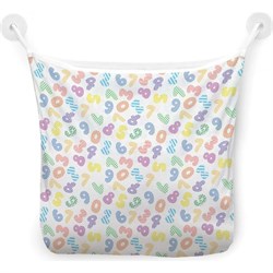 Настенная сетка-органайзер для ванной для игрушек JoyArty Геометрические цифры - фото 16624326