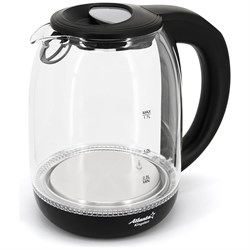Электрический стеклянный чайник Atlanta ATH-2532 black - фото 16624395