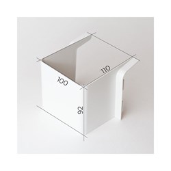 Маскировочный короб для плинтуса Grace Aqua - фото 16628440