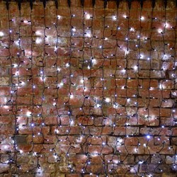 Гирлянда Neon-Night ДОЖДЬ занавес 2х3м, черный ПВХ, мерцающий Flashing, 760LED белые - фото 16628474
