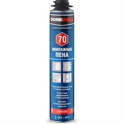 Зимняя полиуретановая монтажная пена DONEWELL ПРОФ DONEWELL 70 - фото 16628564