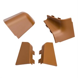 Комплект заглушек к плинтусу для столешниц ООО ДЕКОПЛИНТ ДЖОКЕР - фото 16629408