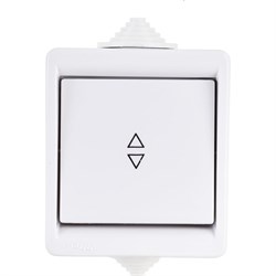 Брызгозащищенный одноклавишный переключатель Кунцево-Электро А610-326 - фото 16630710