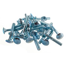 Мебельный болт качественный крепеж 8x50 DIN603 (30 шт.) - фото 16631666