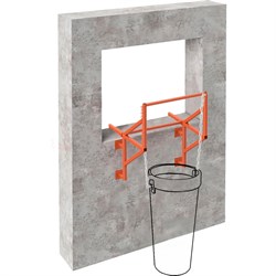 Крепежная рама в окно мусоросброса Промышленник КРВО - фото 16631967