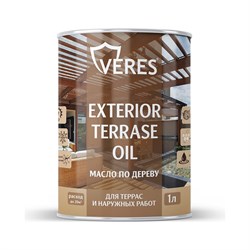 Масло для дерева VERES exterior terrase oil - фото 16632734